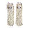 2 Pack Cute Sleeping Sheep Soft Warm Plush Cozy Slipper Socks for Womens Winter Indoor