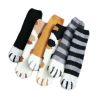6 Pack Cute Colorful Cat Claw Design Plush Cozy Slipper Sock for Womens Winter Warm