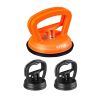 VEVOR Dent Removal Kit, 3 Packs Suction Cups, Dent Puller Handle Lifter with Gloves and Cloth, Paintless Car Dent Puller Remover for Car Dent Repair