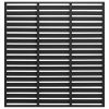 Fence Panel WPC 70.9"x70.9" Black