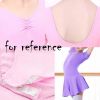 Kids Dance Dress Purple Ballet Dress Cotton Girls Ballet Leotards Dancewear