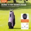 VEVOR Golf Cart Bag with 14 Way Organizer Divider Top, 36' Multiple Pockets Premium Cart Bag