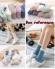 5 Pair Womens Colorful Cozy Warm Plush Slipper Socks for Winter Indoor Christmas Gift