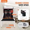 VEVOR Foldable Basketball Arcade Game, 2 Player Indoor Basketball Game, Home Dual Shot Sport with 5 Balls, 8 Game Modes, Electronic Scoreboard