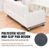 VEVOR Furniture Dolly, 1000 lbs Each Load Capacity, 2 Packs, 18" x 30", 8 x 3" PP Swivel Casters, Heavy Duty Hardwood Furniture Moving Dolly