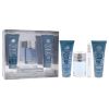 Invincible by New Brand for Men - 4 Pc Gift Set 3.3oz EDT Spray, 0.5oz EDT Spray, 4.3oz After Shave, 4.3oz Shower Gel