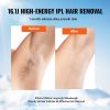 VEVOR IPL Hair Removal, Permanent Hair Removal with Ice Cooling System for Women Men, Auto/Manual Modes & 5 Levels