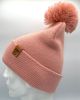 HAAKWEAR Pom Pom Beanie - Made in USA - Pearl Pink