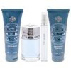 Invincible by New Brand for Men - 4 Pc Gift Set 3.3oz EDT Spray, 0.5oz EDT Spray, 4.3oz After Shave, 4.3oz Shower Gel