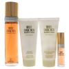 White Diamonds by Elizabeth Taylor for Women - 4 Pc Gift Set 3.3oz EDT Spray, 3.3oz Gentle Moisturizing Body Wash, 3.3oz Perfumed Body Lotion