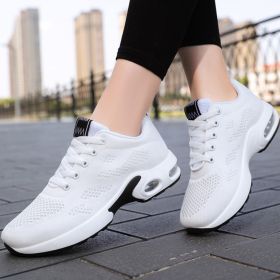 Women's Fashion Casual Mesh Sports Shoes (Option: White-36)