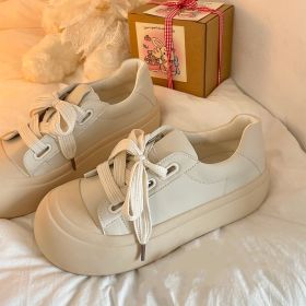 Women's Fashion Casual Manila Rope Canvas Shoes (Option: Beige-35)