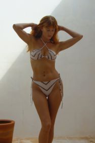 Vega String Bikini in Black Shibori (size: 3XL)