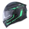 Motorcycle Street Bike Modular Flip up Dual Visor Full Face Helmet HB89